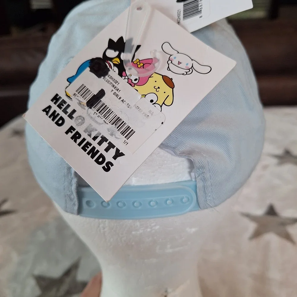 2025 Hello Kitty & Friends Rainbow Glitter Brim SnapBack Hat Kuromi My Melody